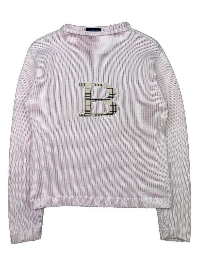 vintage Burberry knittedsweater {S}