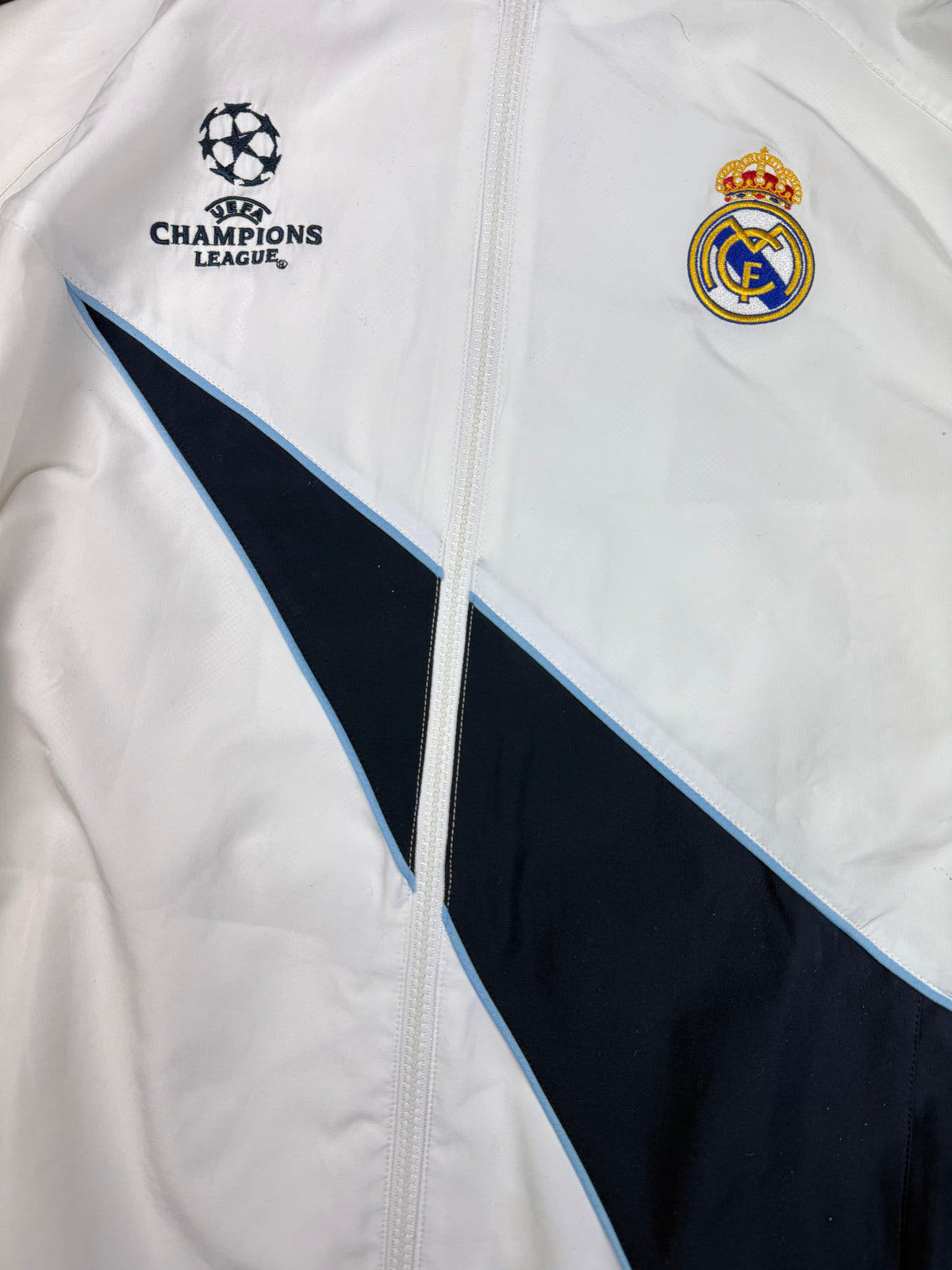 vintage Adidas Real Madrid windbreaker {L}