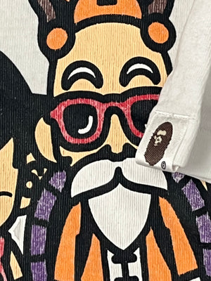 vintage BAPE a bathing ape X DRAGON BALL t-shirt {L}