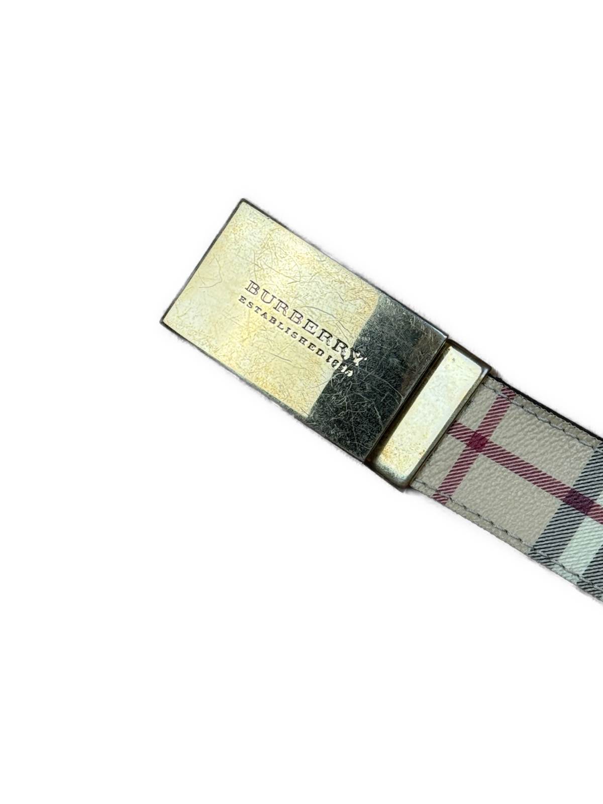 vintage Burberry belt