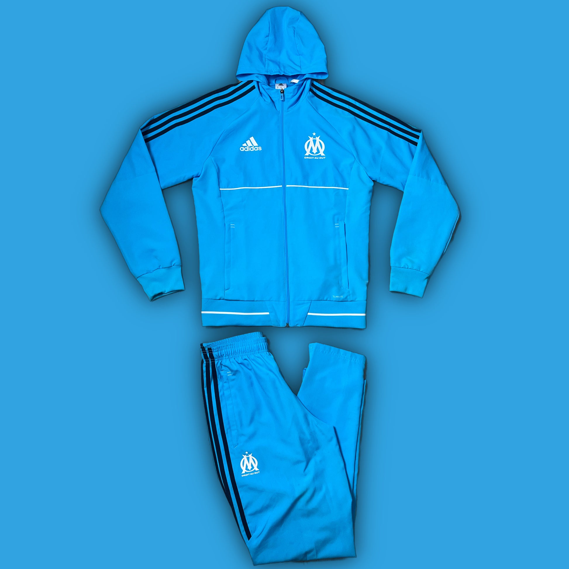 vintage Adidas Olympique Marseille tracksuit {M}