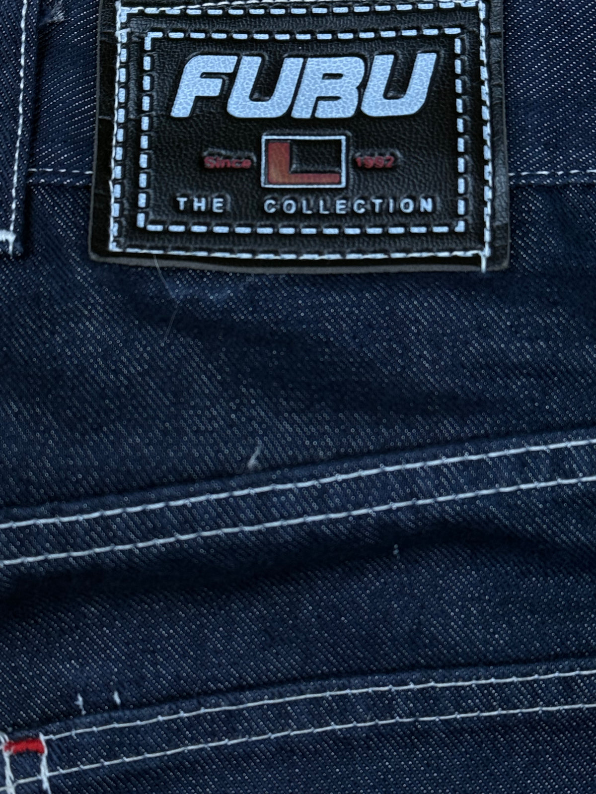 vintage reversible Fubu jeans {S}