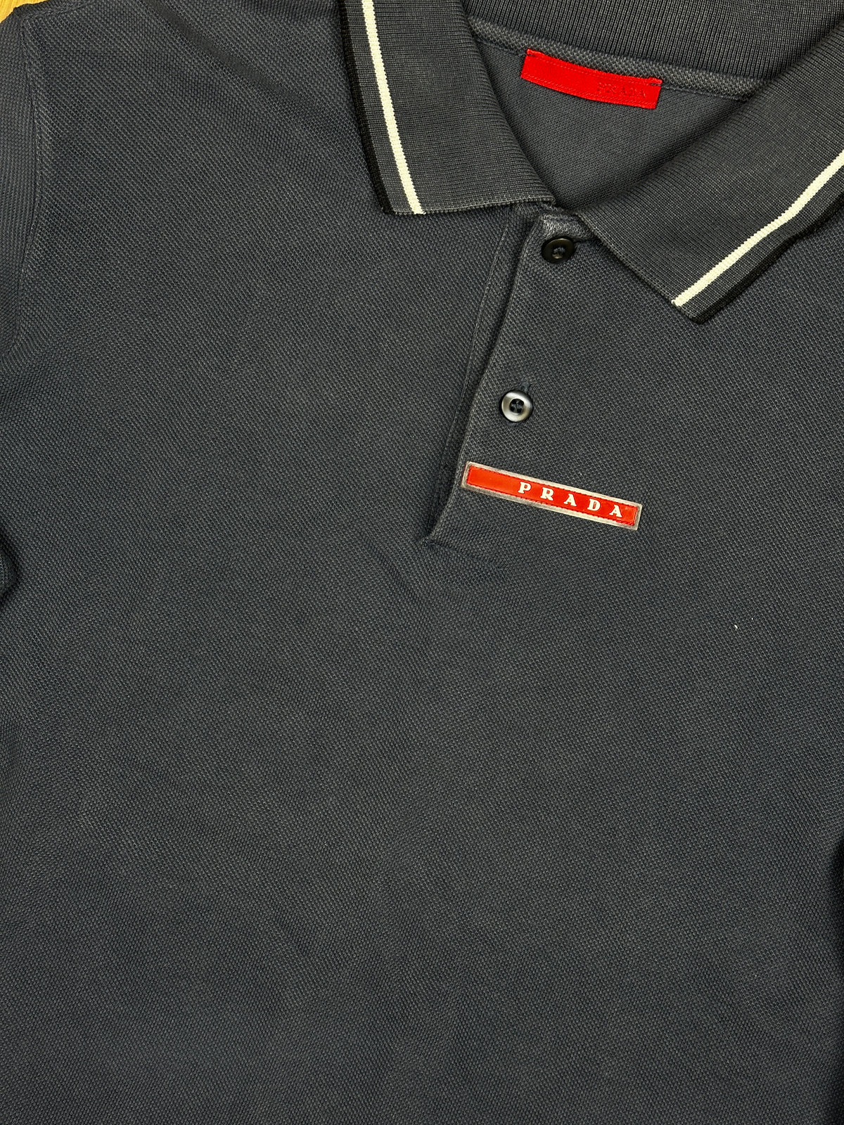 vintage navyblue Prada polo long {S}