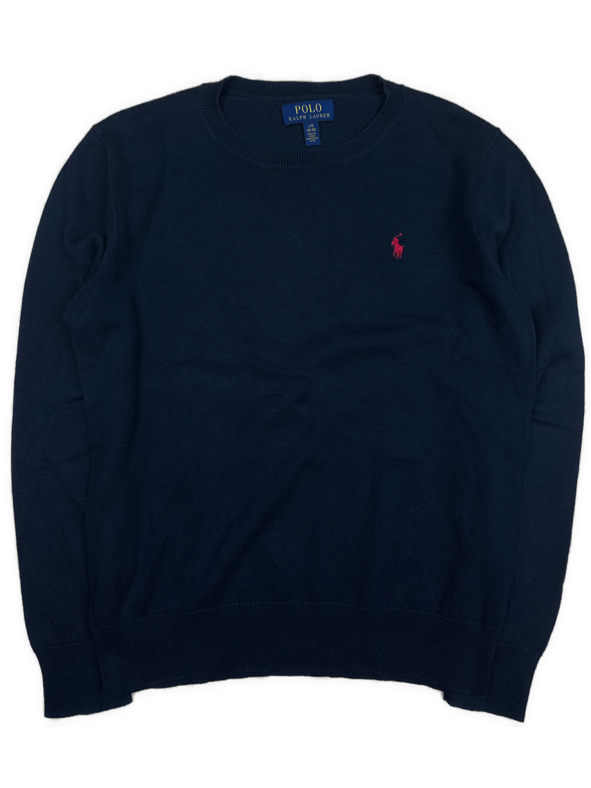 vintage navyblue Polo Ralph Lauren knittedsweater {XS}
