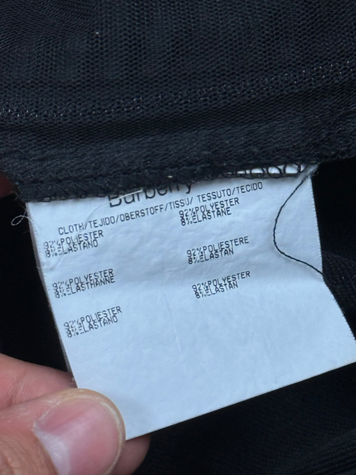 vintage Burberry quarterzip {L}