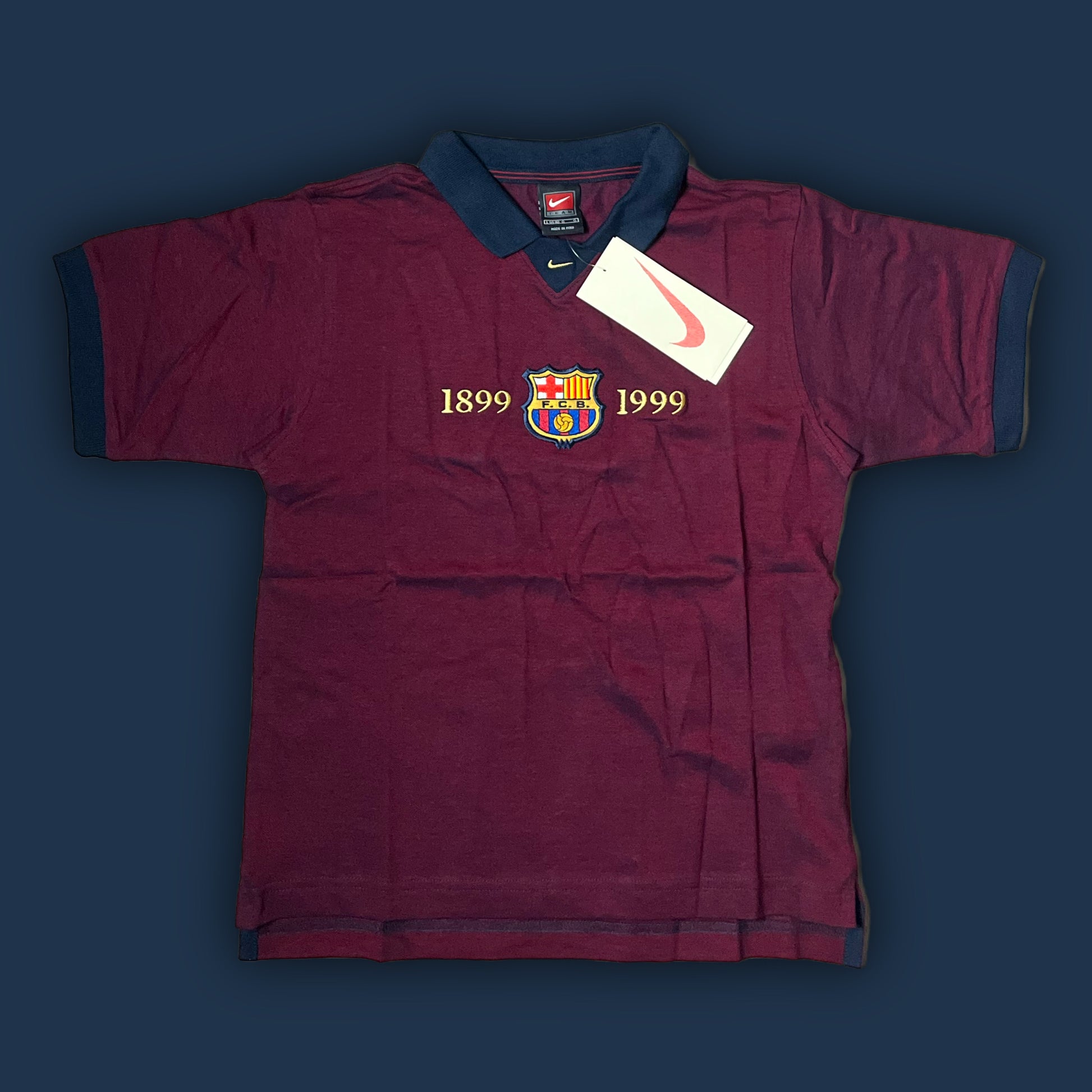 vintage Nike Fc Barcelona polo 1999-2000 DSWT {XS}