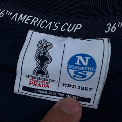 vintage Prada Americas Cup 36 x North Sails sweatjacket {S}