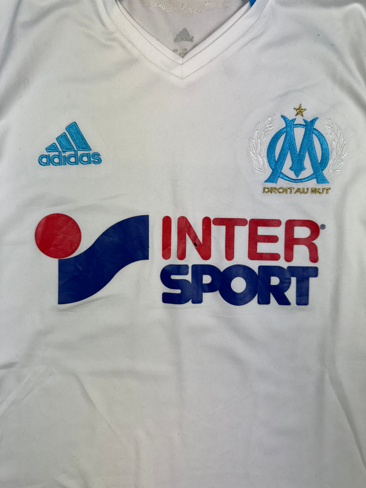 vintage Adidas Olympique Marseille home jersey {M}