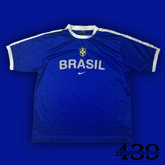 vintage Nike Brasil spell out jersey {XL}