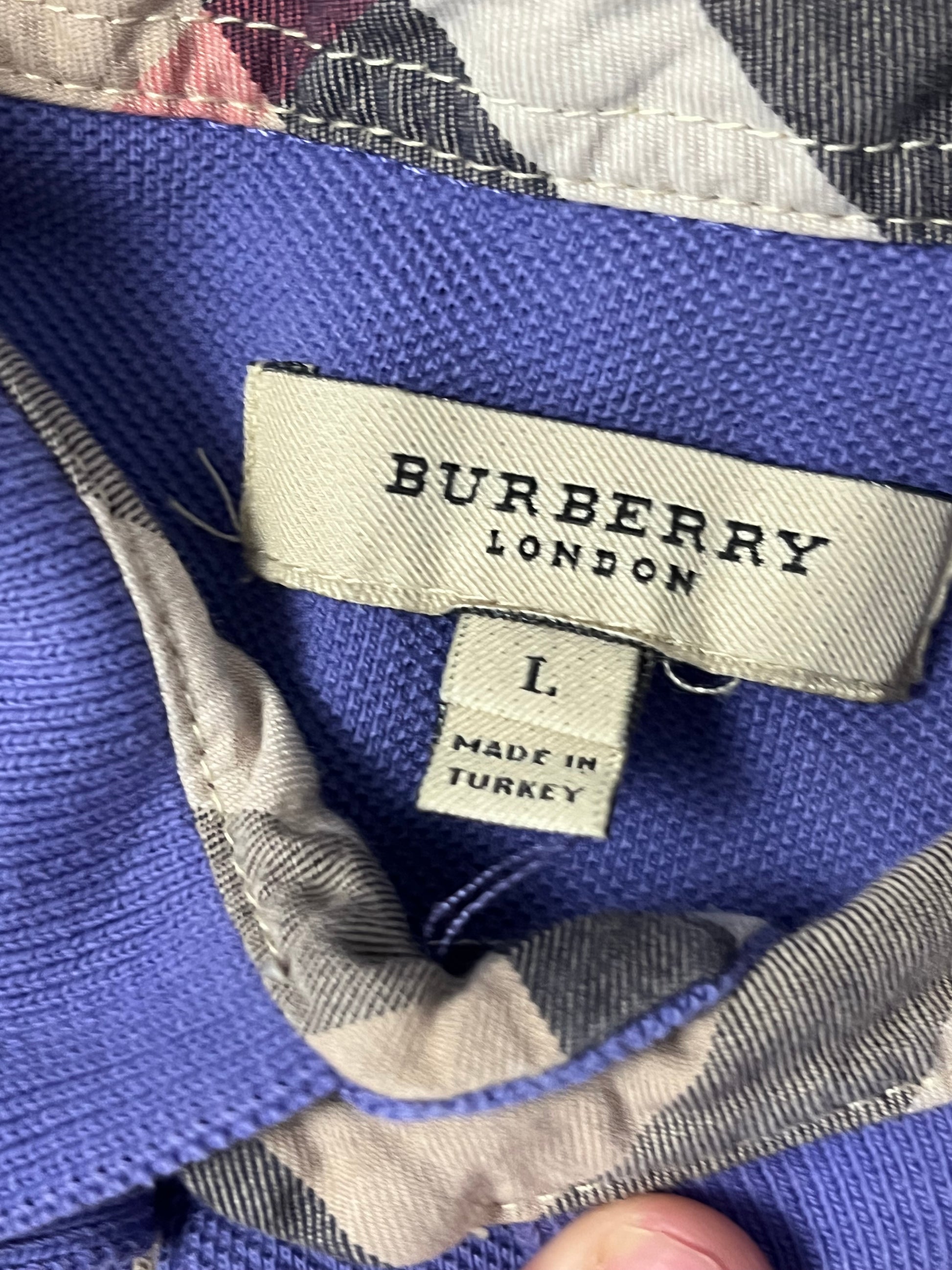 vintage Burberry polo {L}