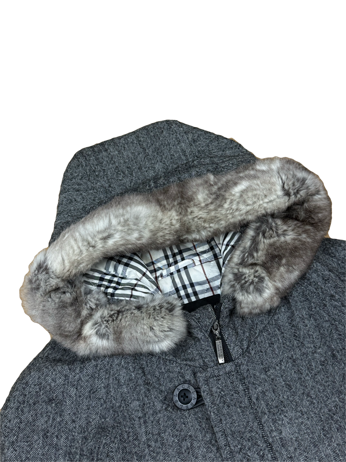 vintage Burberry Black Label sweatjacket {L}