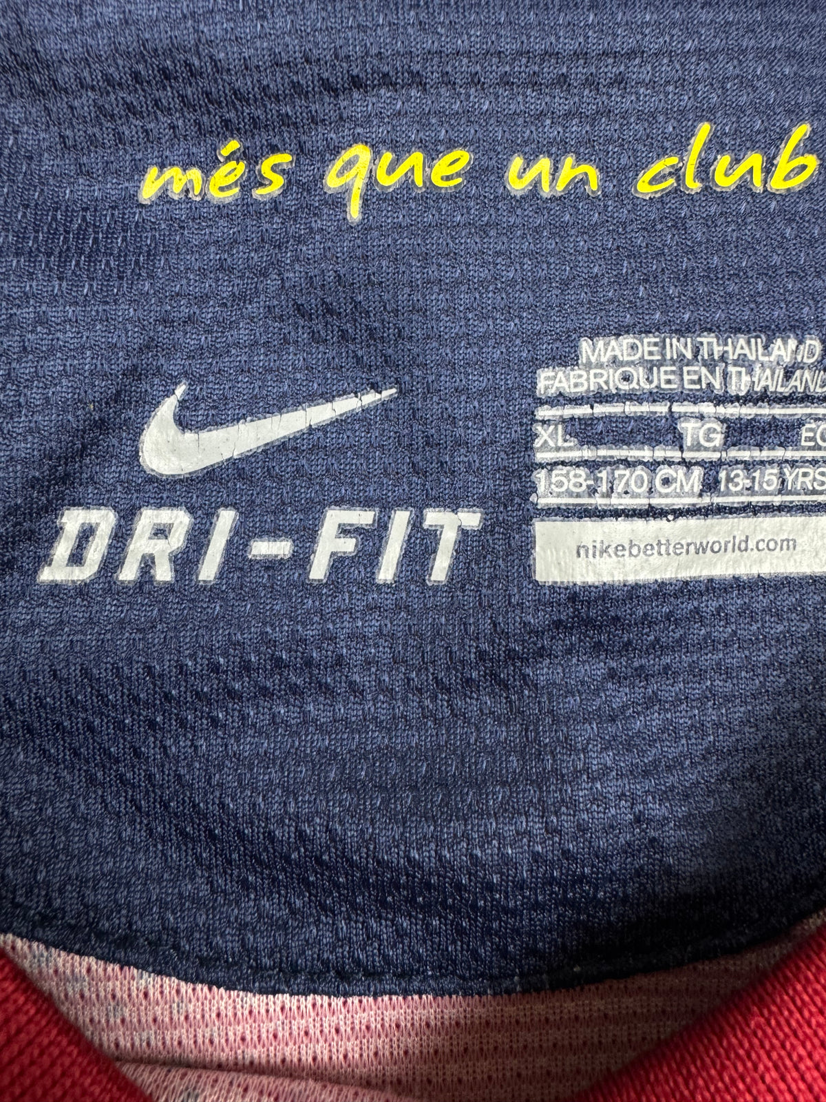 vintage Nike Fc Barcelona MESSI10 home jersey {S}