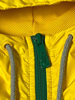 yellow/grey Nike Brasil windbreaker {M}