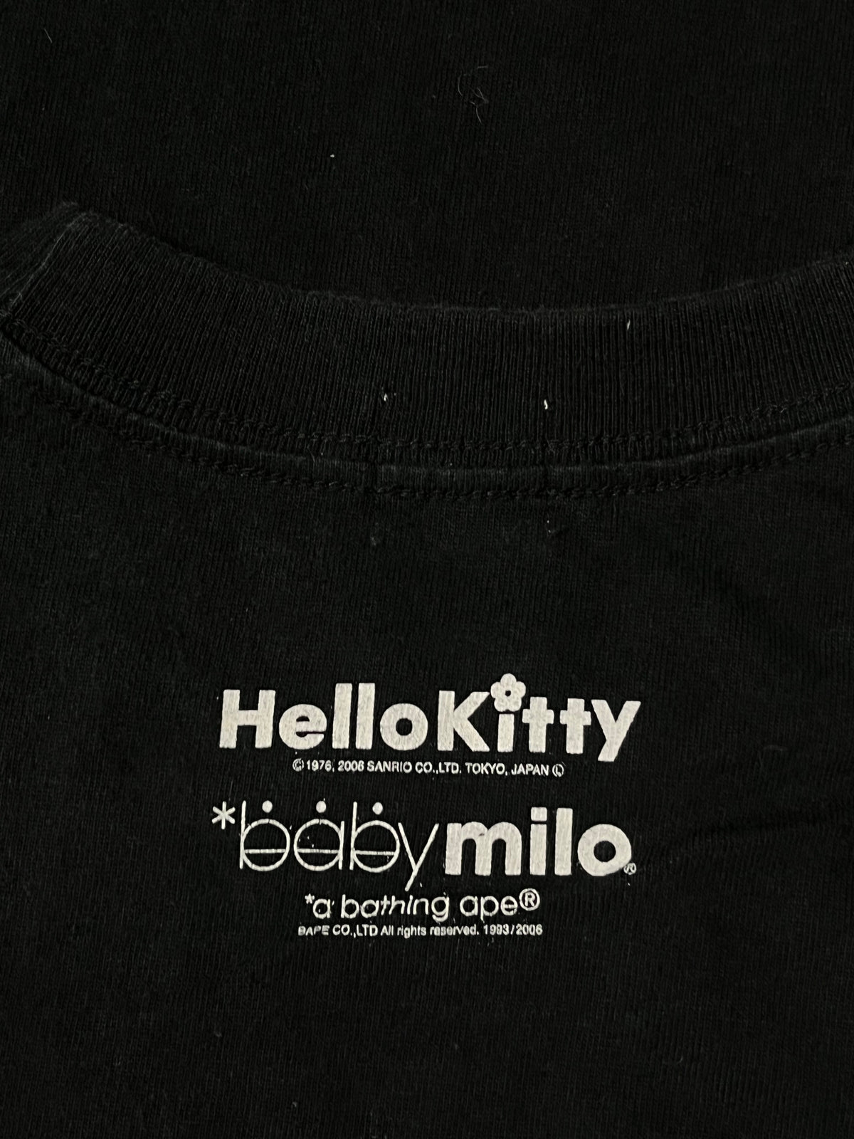 vintage BAPE a bathing ape X hallow kitty t-shirt {M}