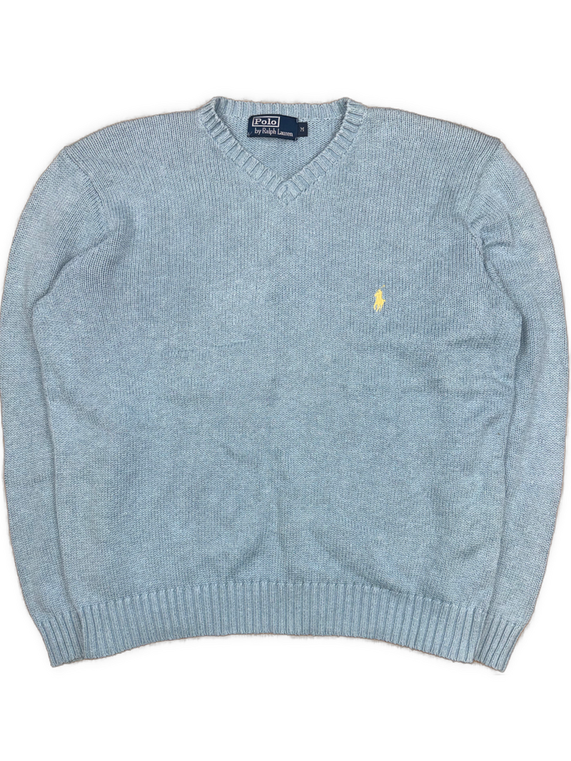 vintage babyblue Polo Ralph Lauren knittedsweater {M}