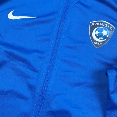 blue Nike Al Hilal trackjacket {L}