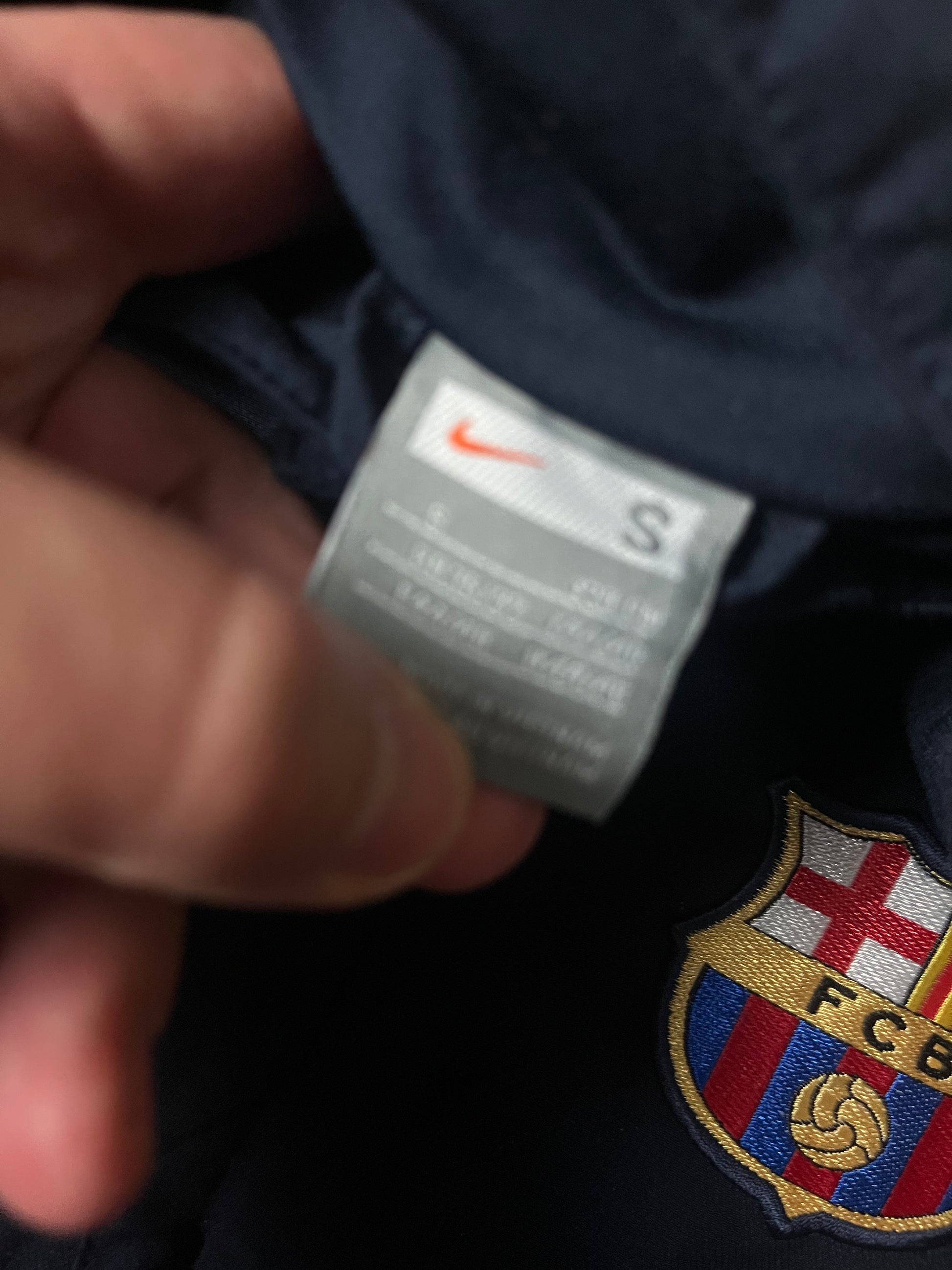 vintage Nike Fc Barcelona windbreaker {S}