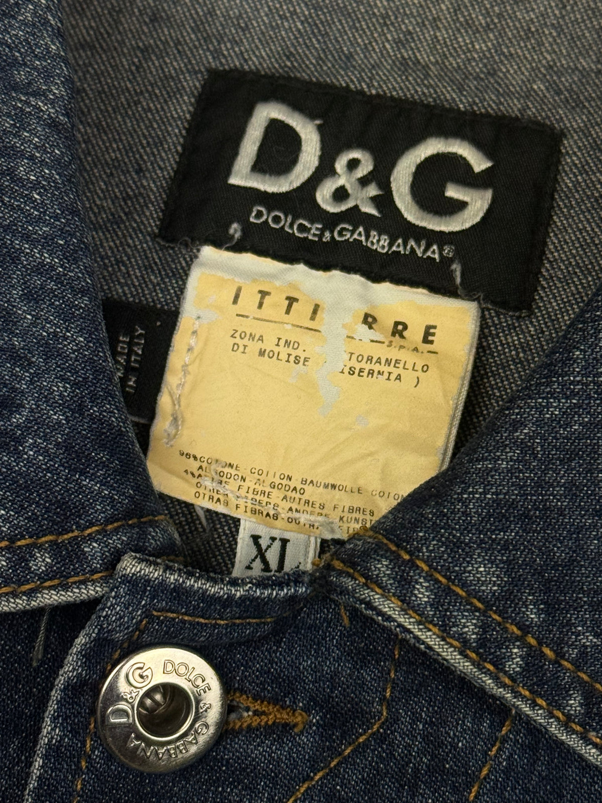 vintage Dolce & Gabbana jeansjacket {S}