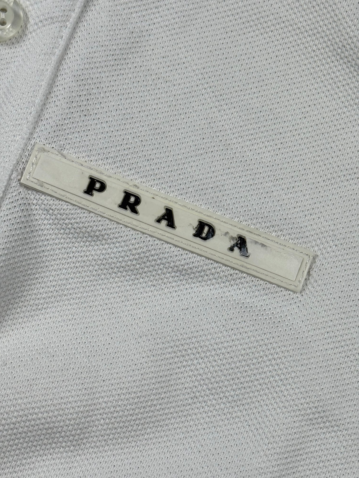 white Prada polo