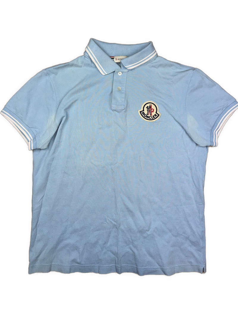 vintage babyblue Moncler polo {L}