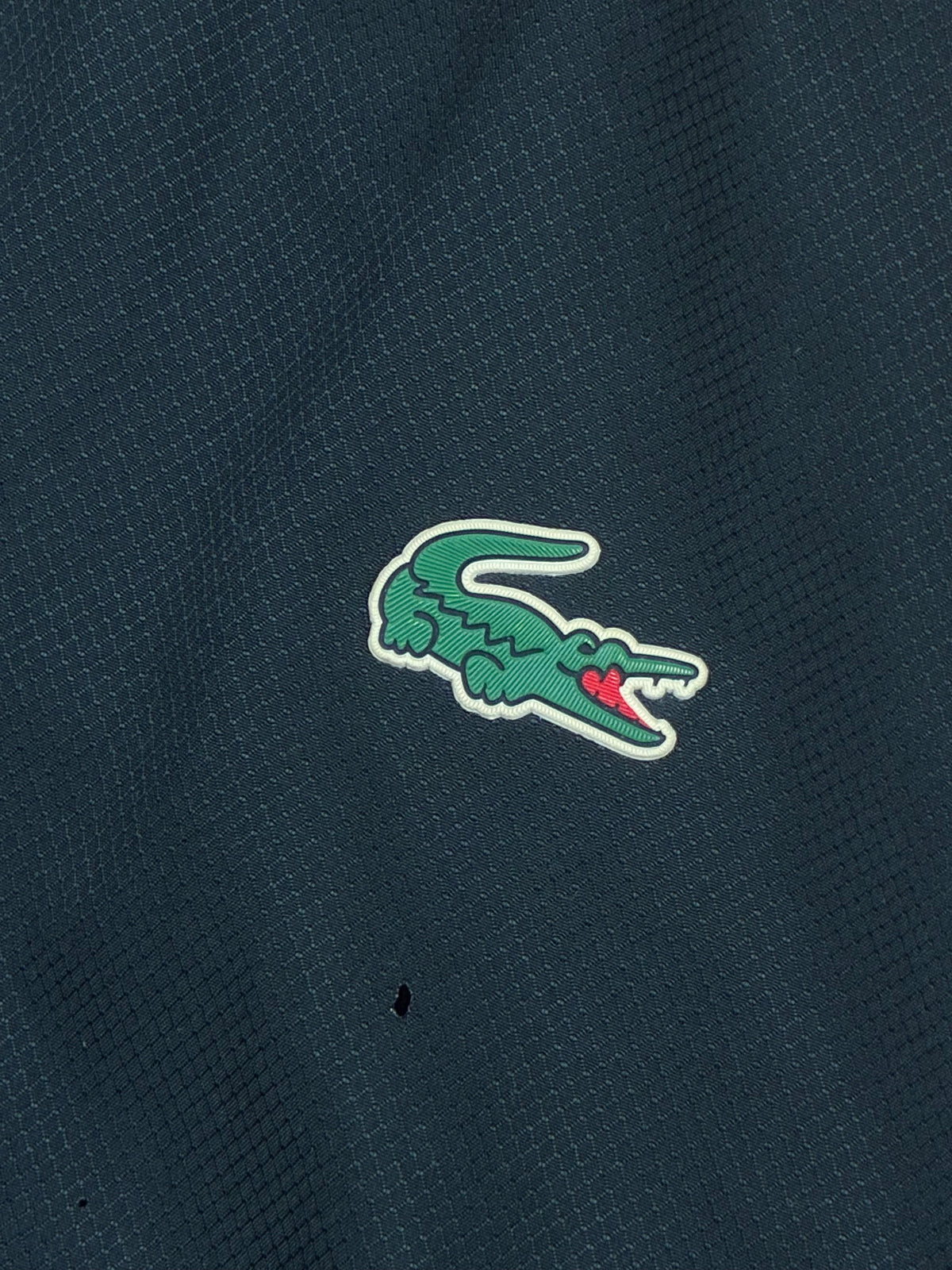 black Lacoste windbreaker {XS}