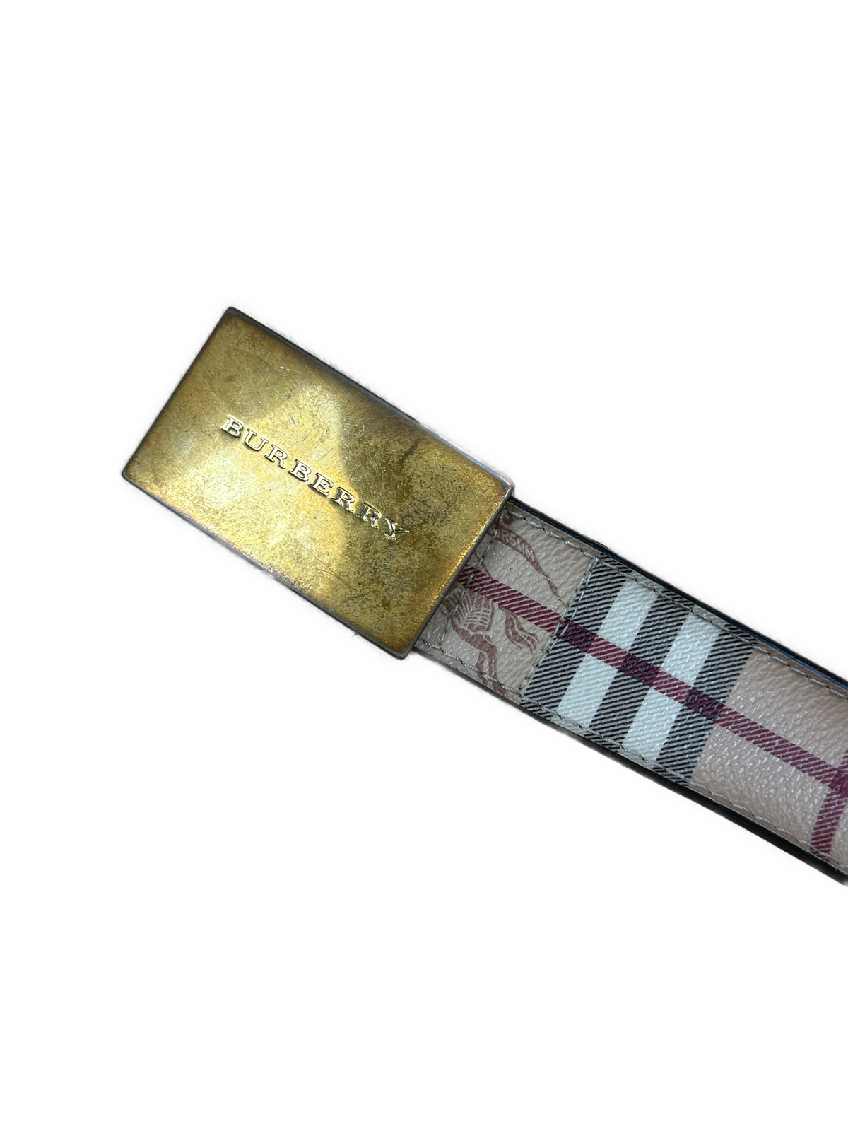 vintage Burberry belt