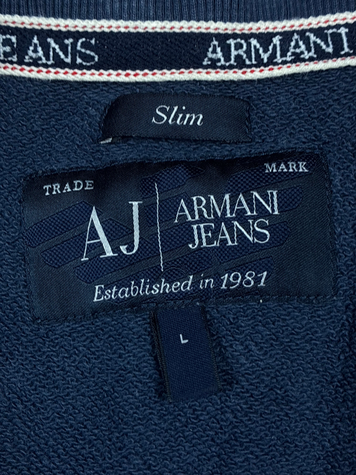 vintage Armani Jeans sweatjacket {M}