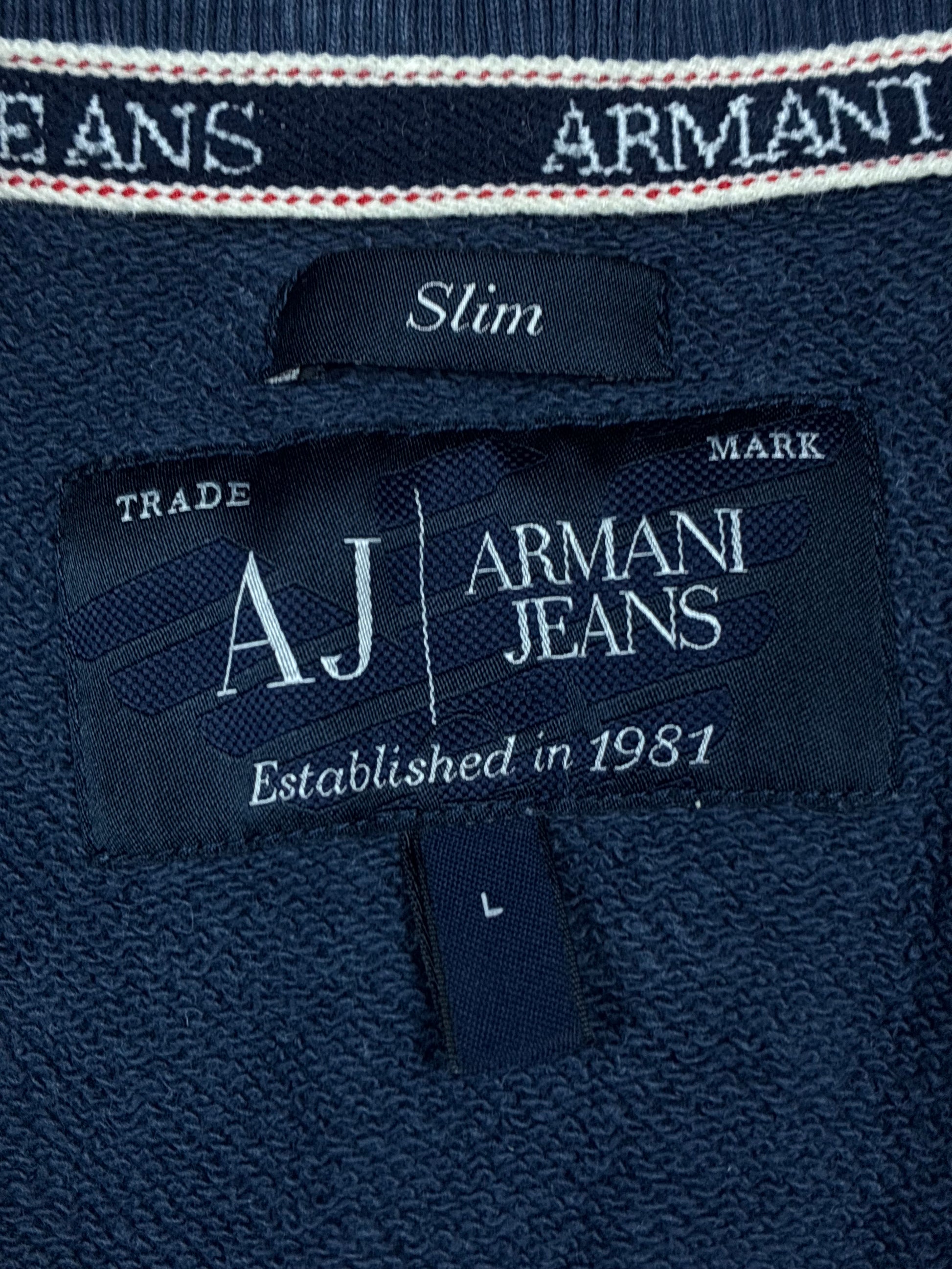 vintage Armani Jeans sweatjacket {M}