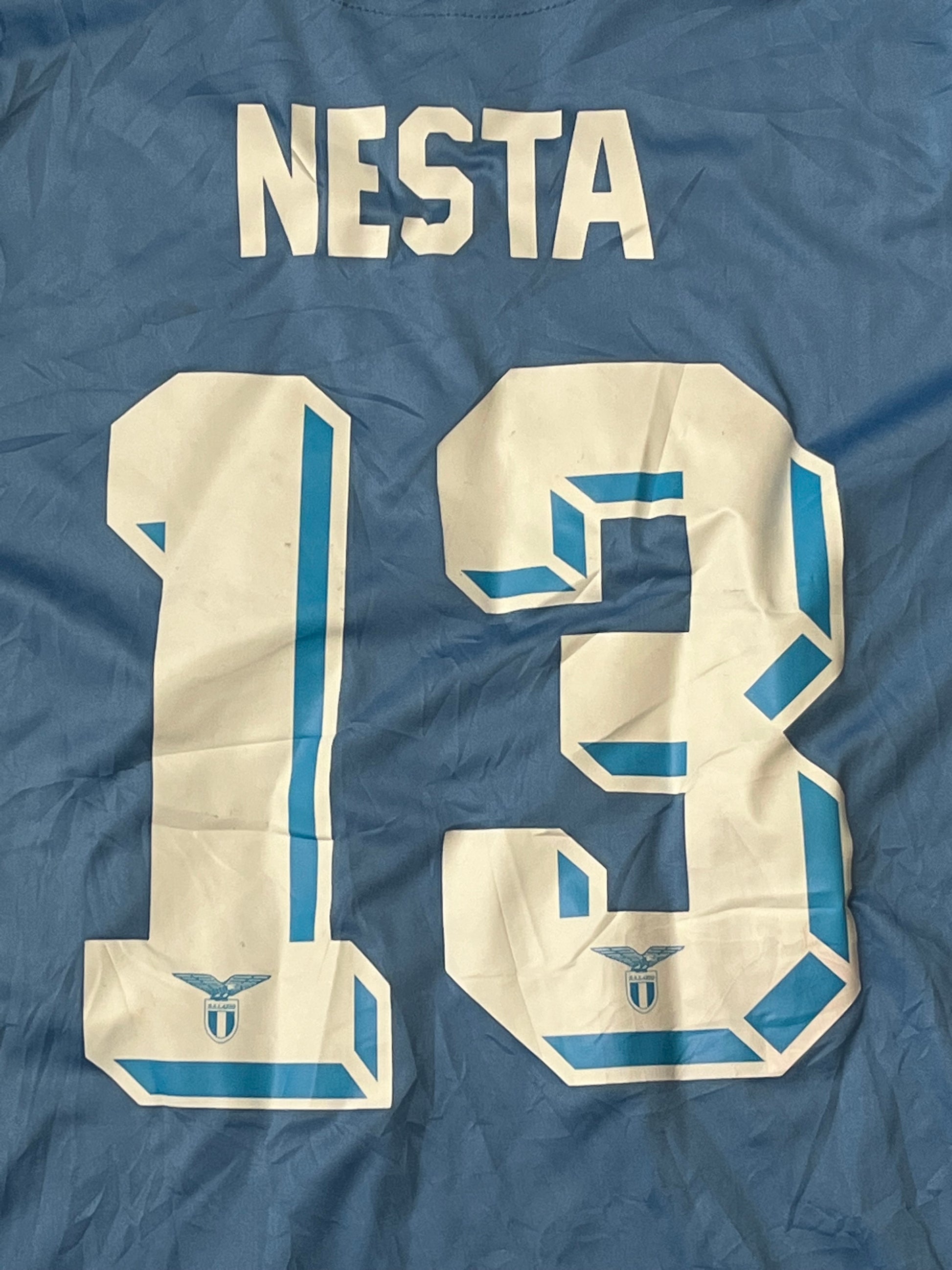 vintage Macron SS Lazio NESTA13 jersey DSWT {L-XL}