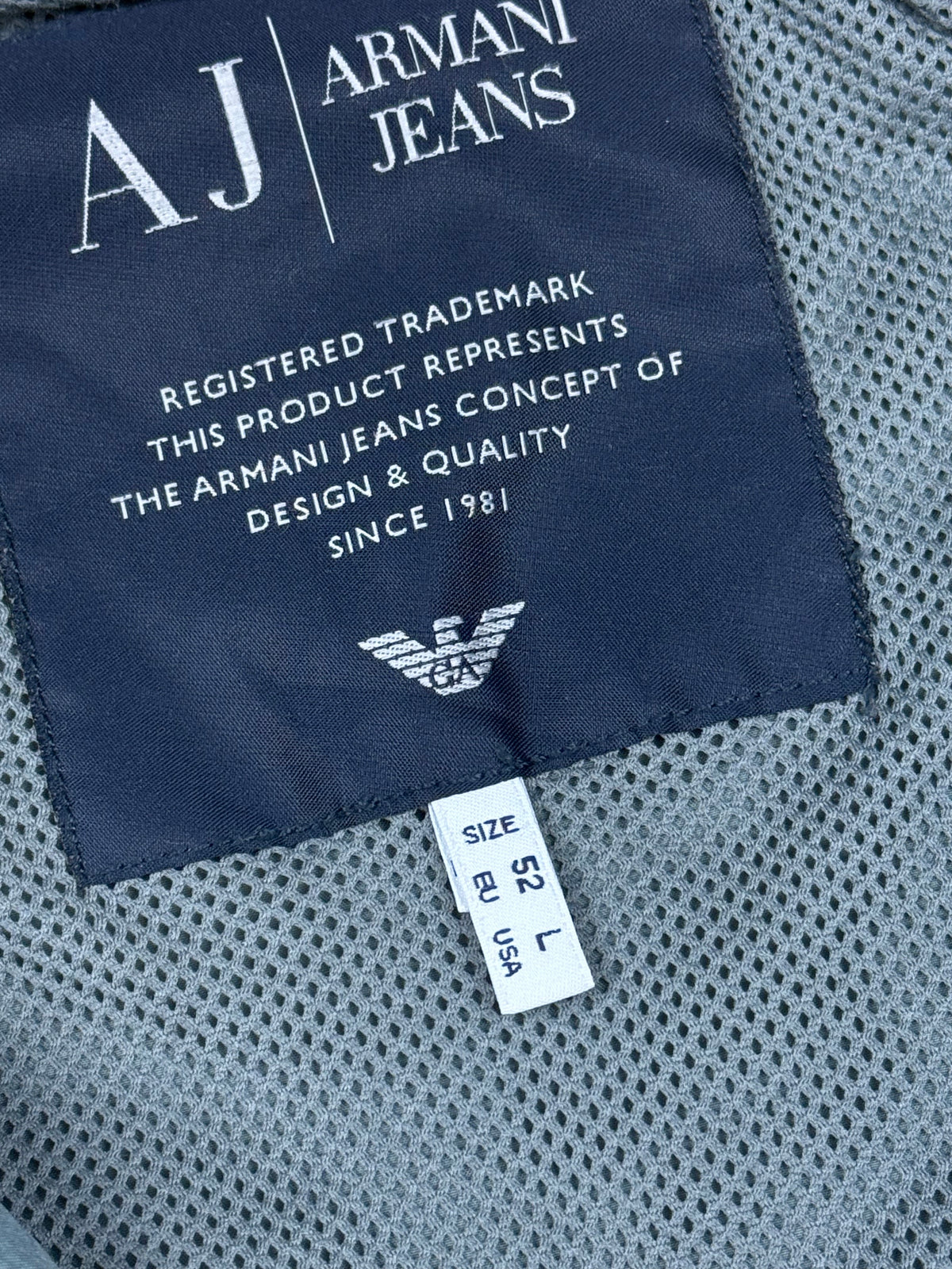 vintage Armani Jeans windbreaker