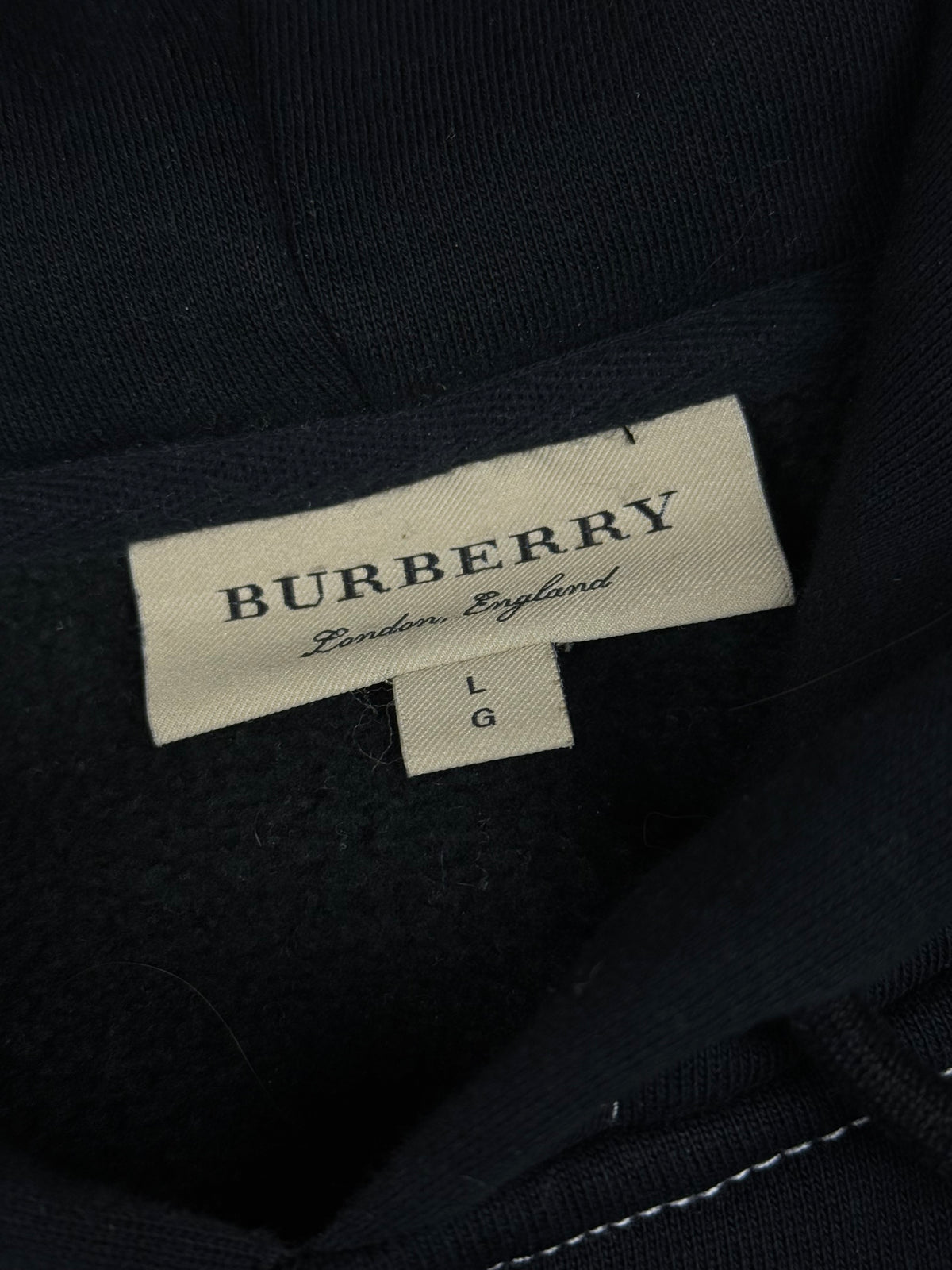 vintage Burberry hoodie {L}