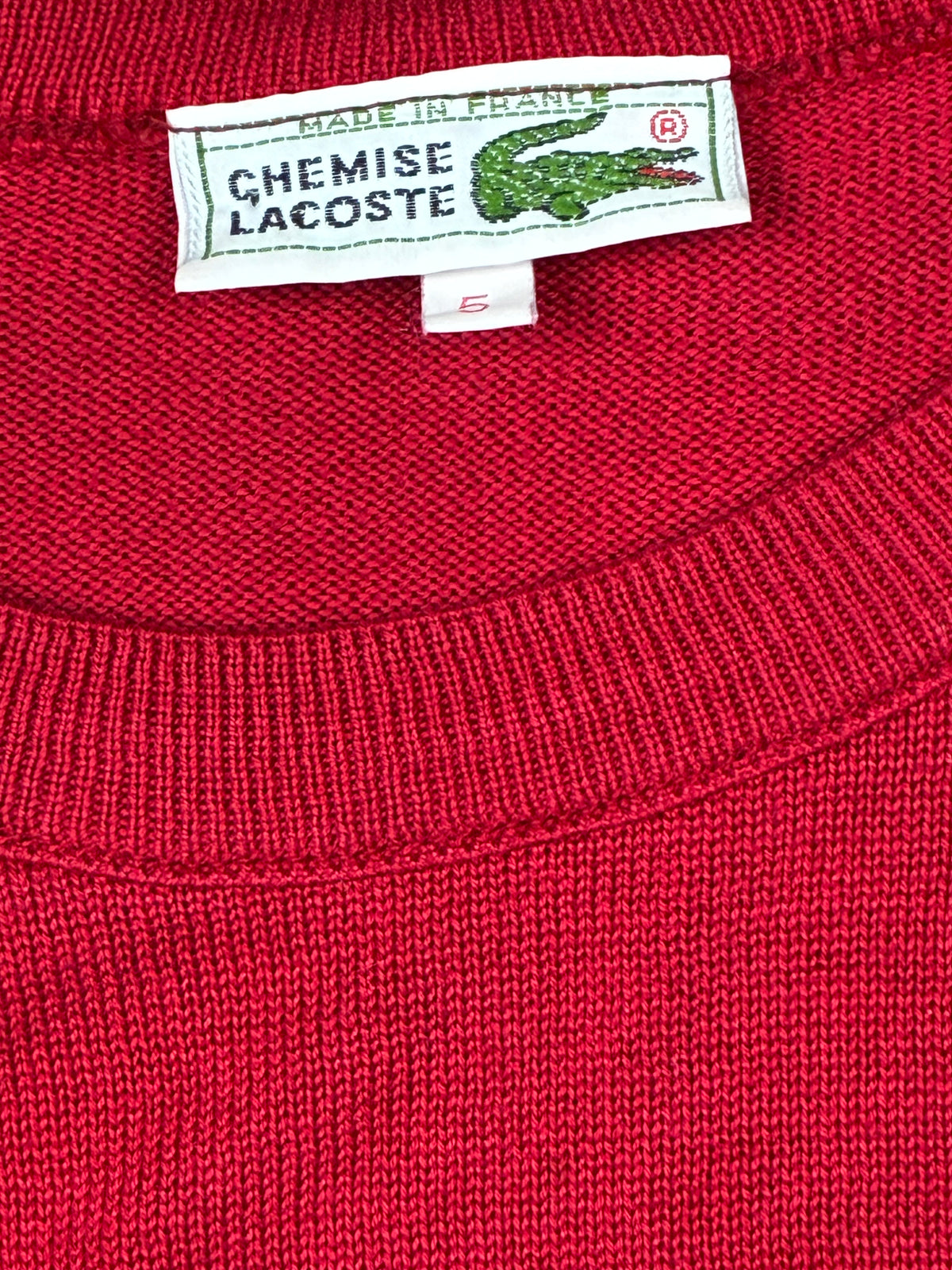 vintage Lacoste knittedsweater {M}