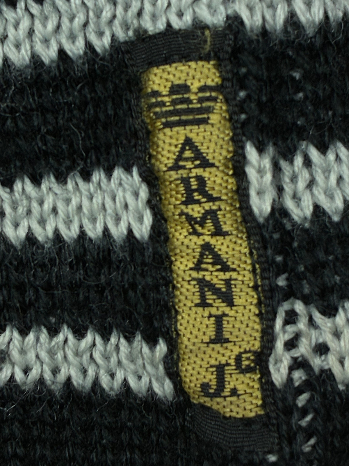 vintage Armani Jeans beanie