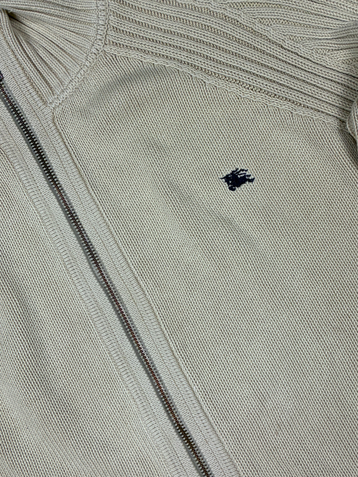 vintage Burberry sweatjacket {L}