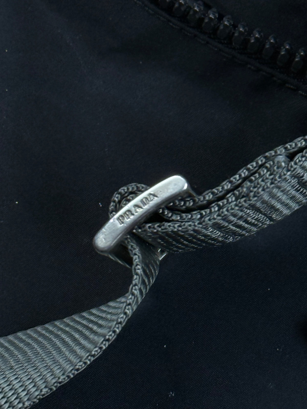 vintage black Prada slingbag