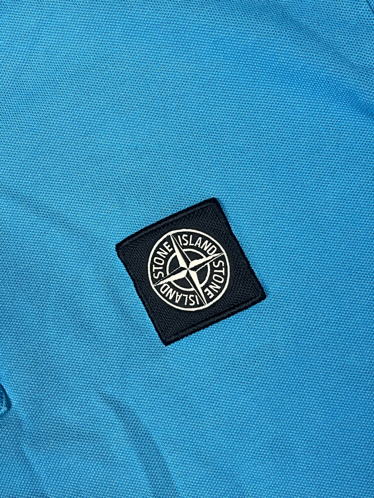 vintage babyblue Stone Island polo {S}