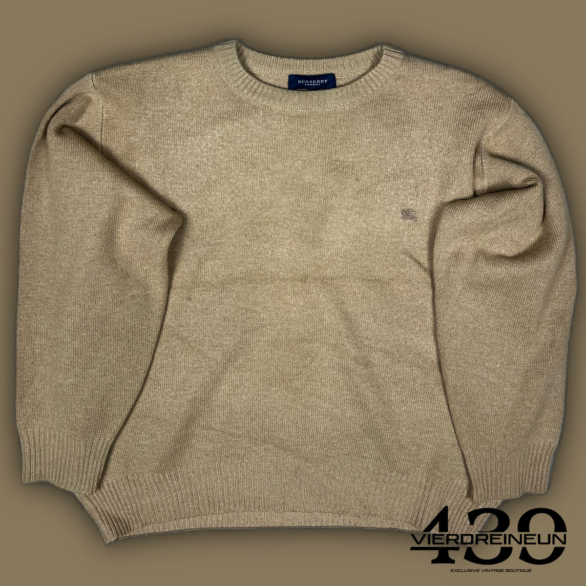 vintage Burberry knittedsweater {S}