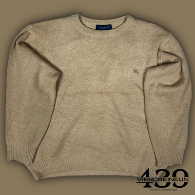 vintage Burberry knittedsweater {S}