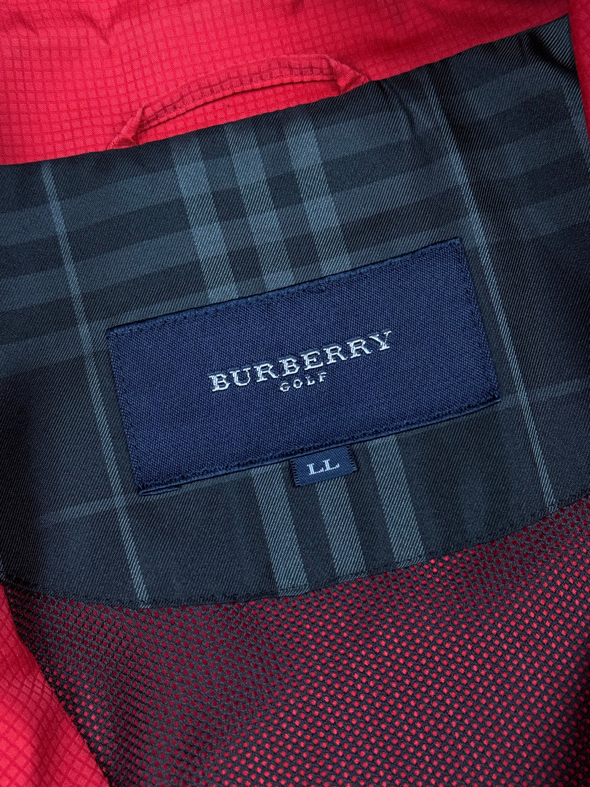vintage Burberry Golf windbreaker {L}