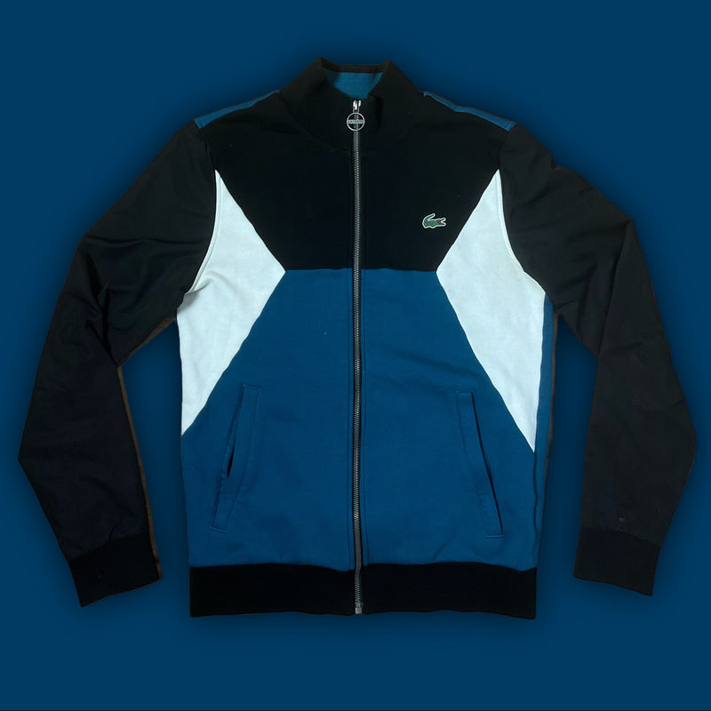 turquoise Lacoste trackjacket {S}