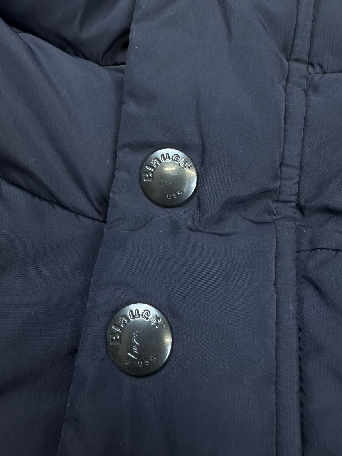vintage navyblue Blauer winterjacket {L}