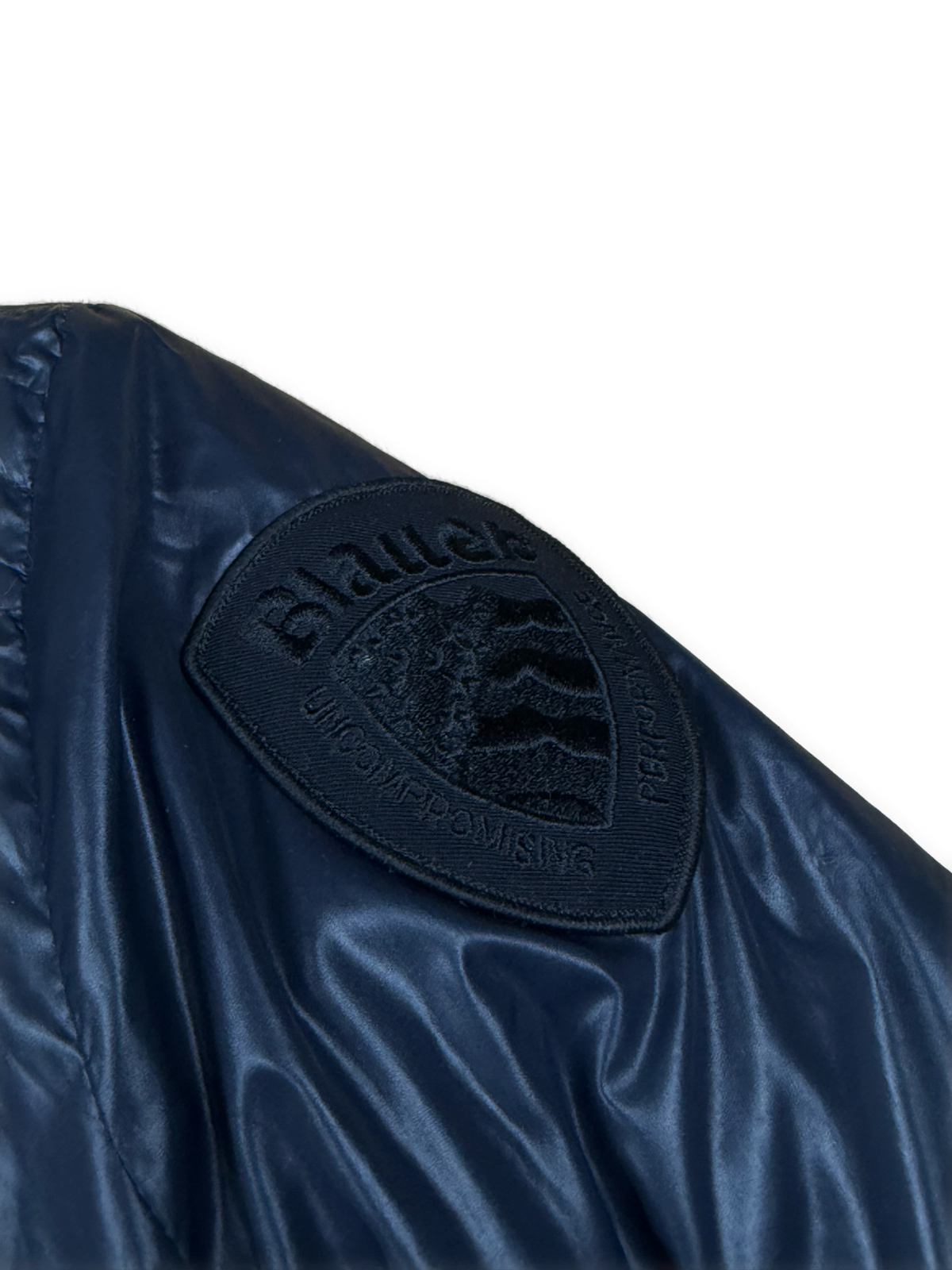 vintage navyblue Blauer winterjacket {S}