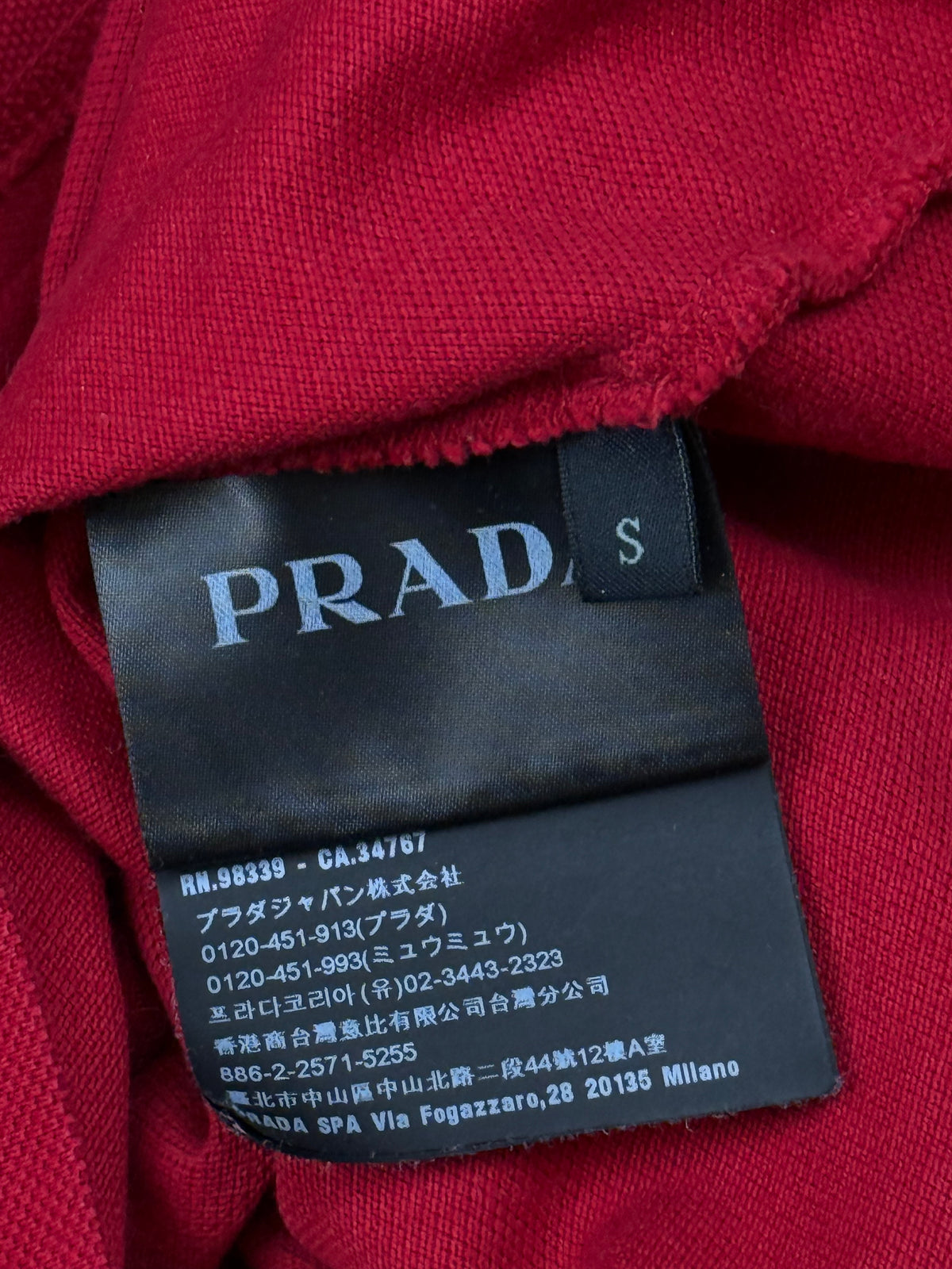 red Prada polo {S}