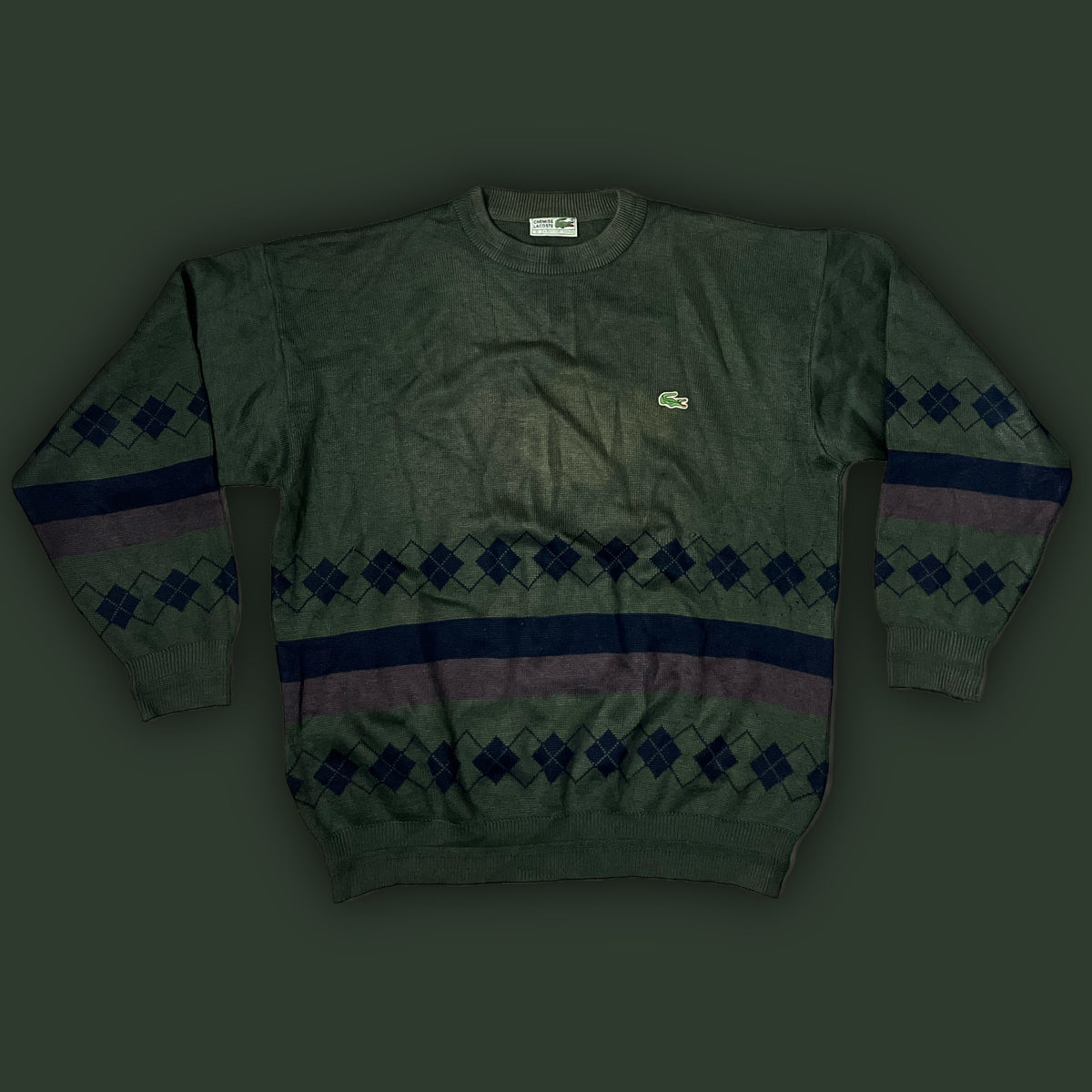 vintage Lacoste knittedsweater {L}