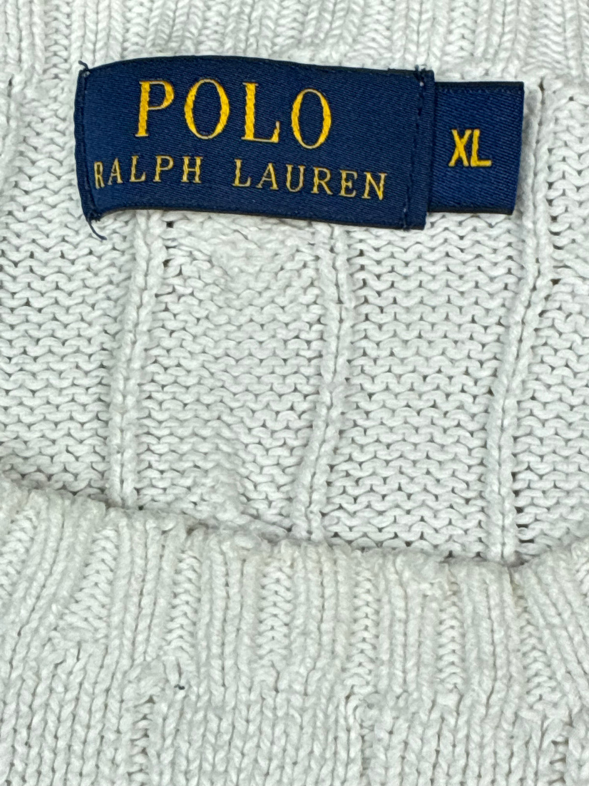 white Polo Ralph Lauren knittedsweater {XL}