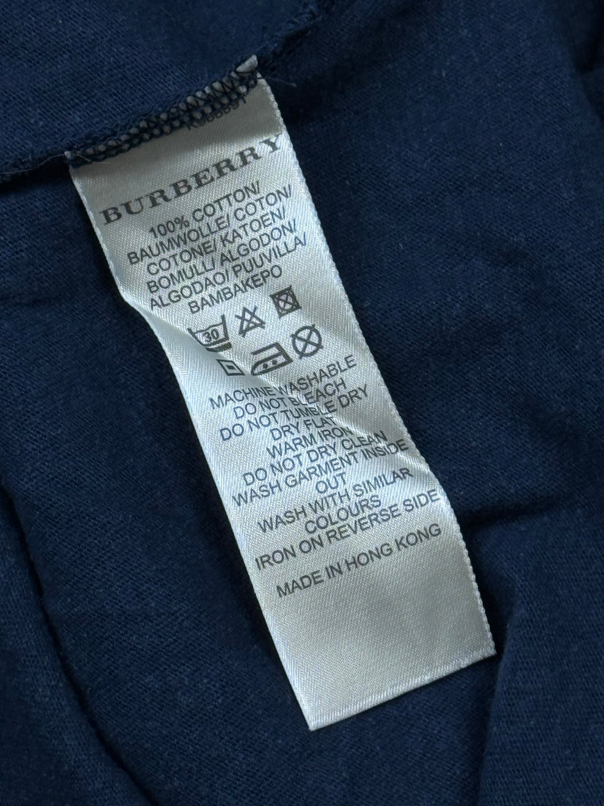 vintage Burberry t-shirt