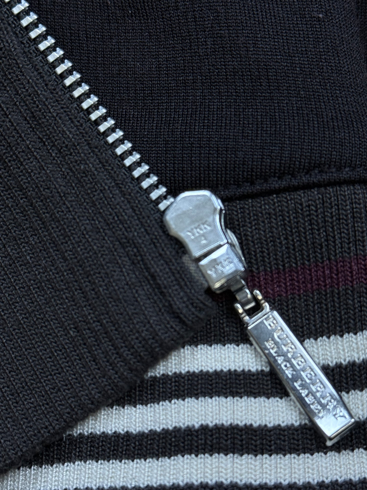 vintage Burberry Black Label sweatjacket {M}