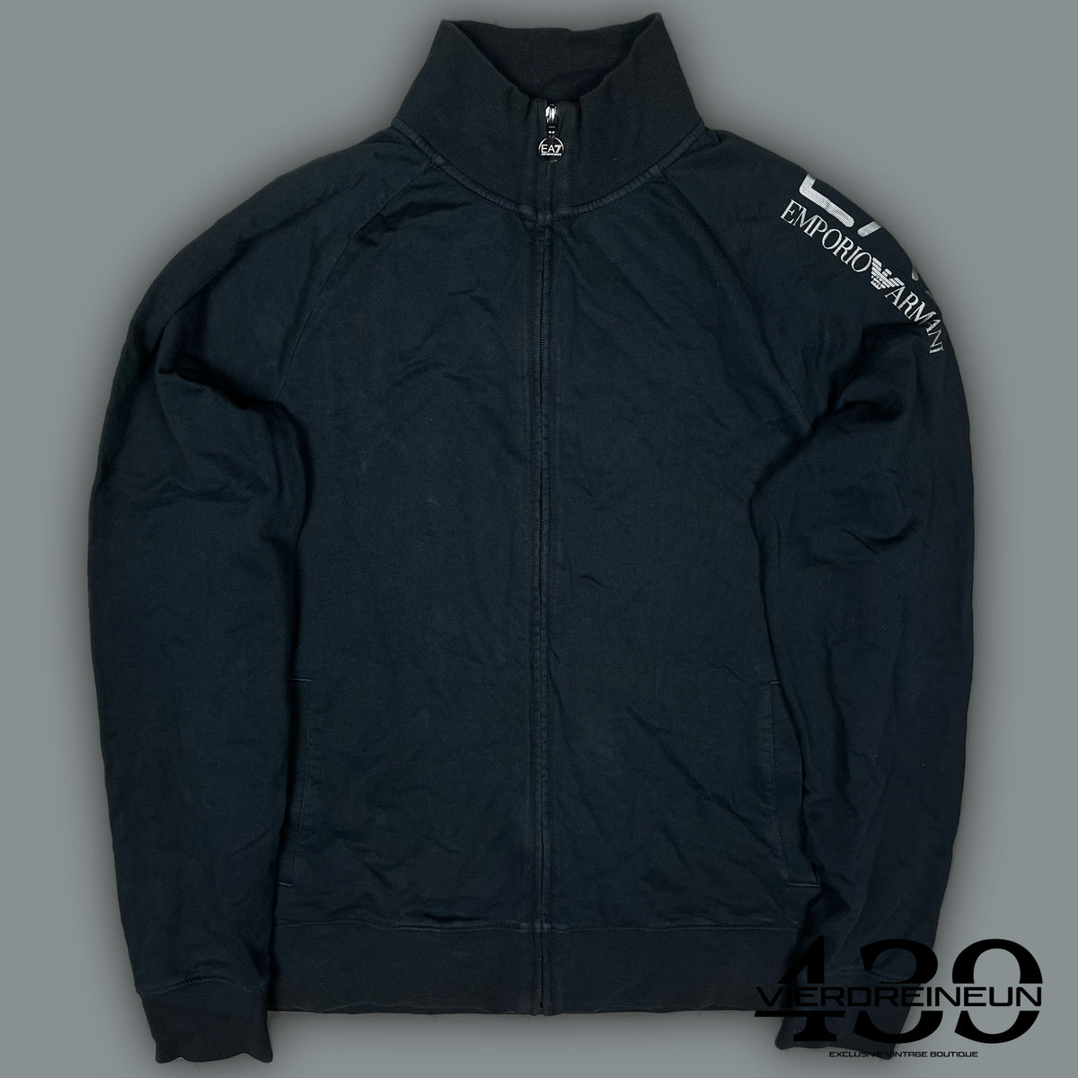 vintage EA7 Emporio Armani sweatjacket {L}