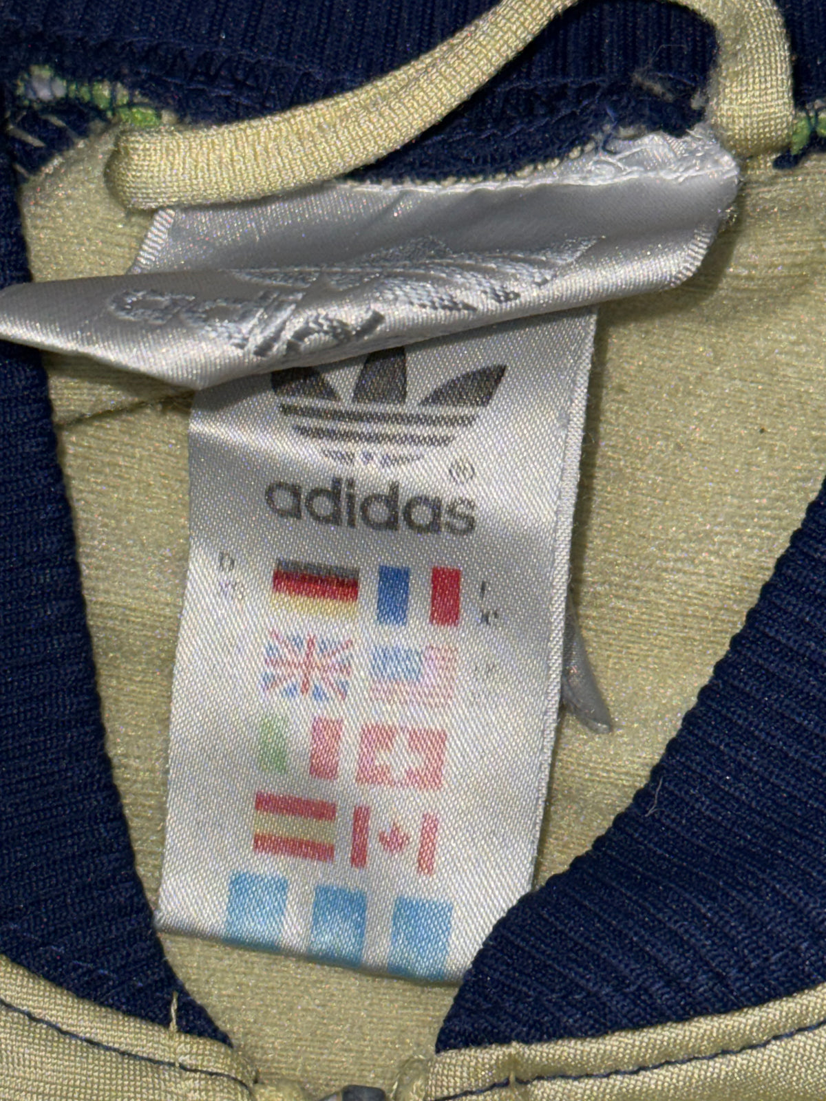 vintage Adidas trackjacket {S}