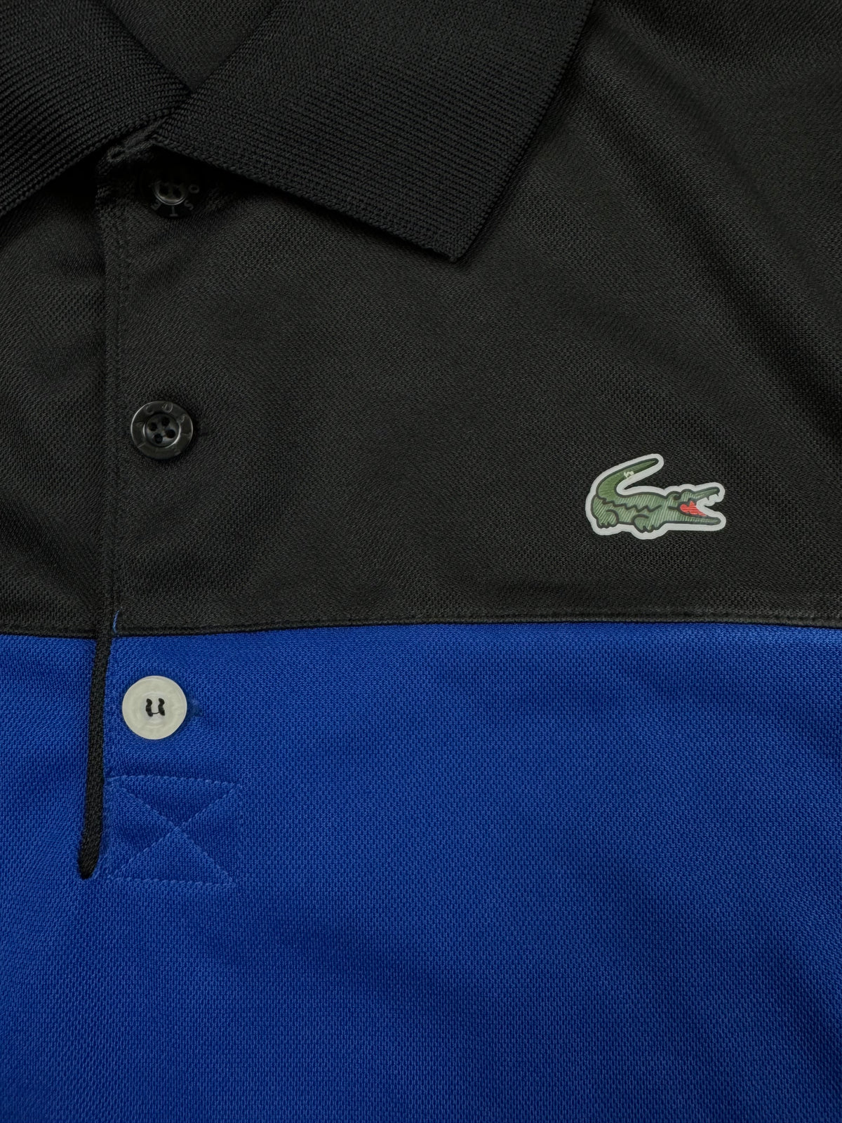 navyblue Lacoste polo {L}